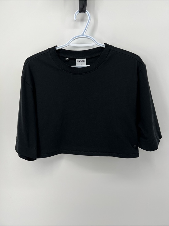 Gymshark Tops - Gymshark Women’s Small Black Cropped Minimalist Boxy Tee